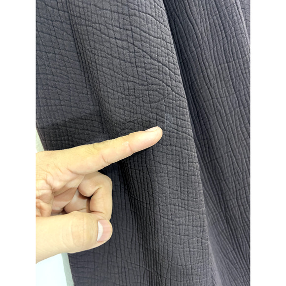 Eileen Fisher Silk Blend Sponge Blazer 3X Jacket Lagenlook Minimalist Boho Brown - Picture 2 of 16